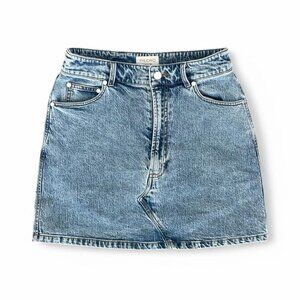 Pilcro By Anthropologie Denim Mini Skirt Womens Size 4 Blue